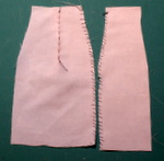 Iron the stitching