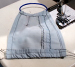 Third basting stitches