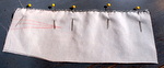 Pin center seam